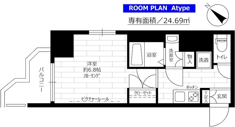 ステージファーストお茶の水女子大前 間取り