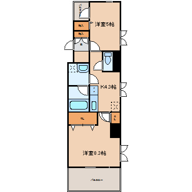 ドゥメゾン戸田 間取り