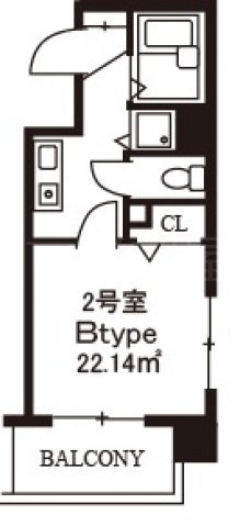 スカイコート日本橋浜町公園 間取り