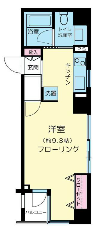 アクサス大手町ラクシーズ  202号室 間取り