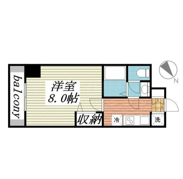 メゾンドヴィレ日本橋浜町  間取り