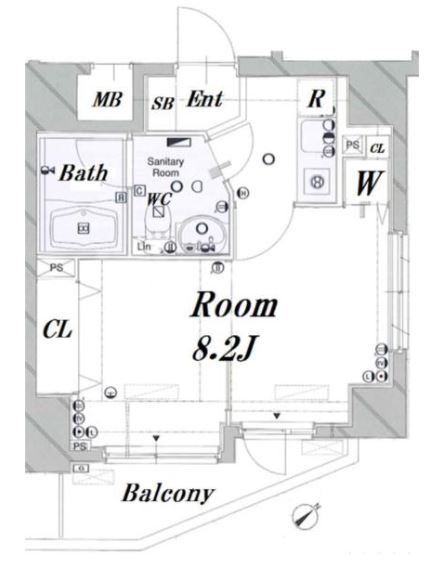 ラグジュアリーアパートメント文京千石#01 間取り