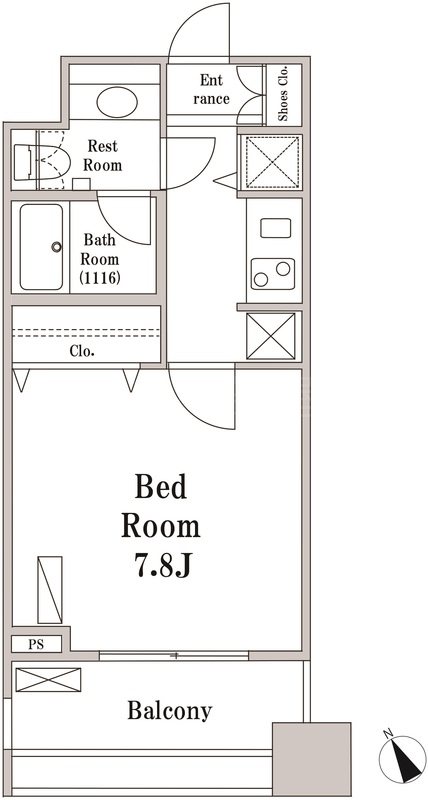 パークハビオ京橋 間取り