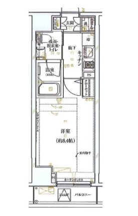 ガリシア新御徒町 間取り