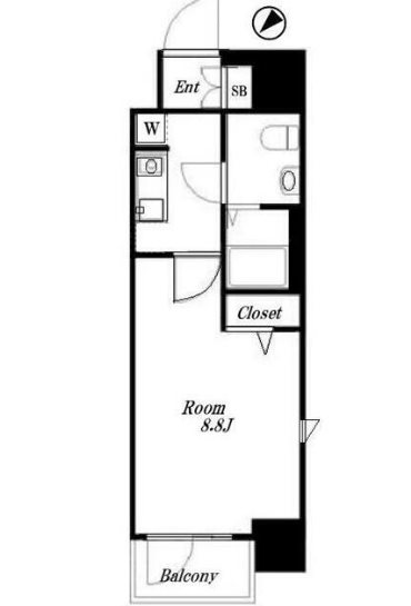 フィース蔵前   間取り