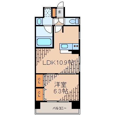 ラキャリラット日本橋   間取り