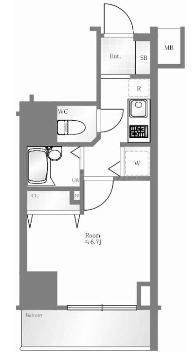 SYNEX HON-KOMAGOME 間取り