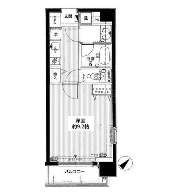 サンシティアヴァンツァーレ文京本郷     204号室 間取り