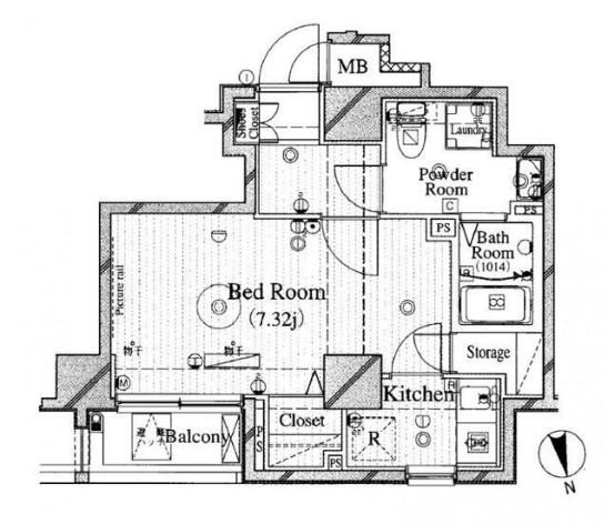 ルリオン牛込柳町 間取り