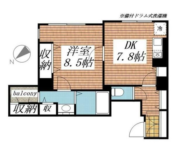 メゾン・ド・ヴィレ日本橋茅場町 間取り