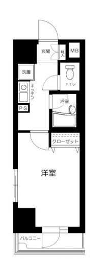 プレール御茶ノ水   301号室 間取り