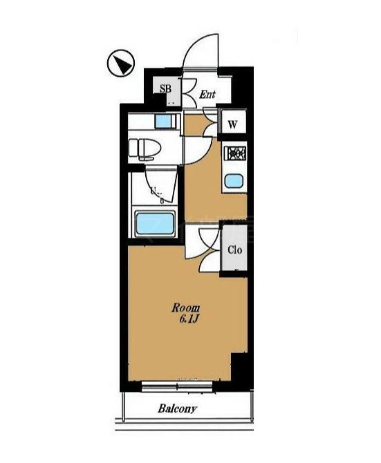 スパシエグランス早稲田 602号室 間取り