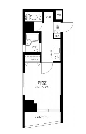 プレール日本橋壱番館  間取り