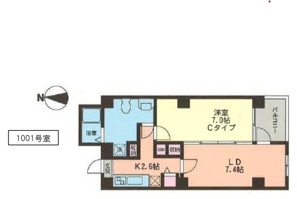 エグゼ日本橋  間取り