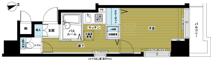 アヴァンティーク銀座東   間取り