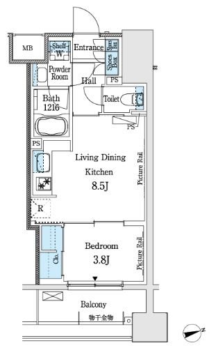 パークアクシス御茶ノ水ヒルトップ 間取り