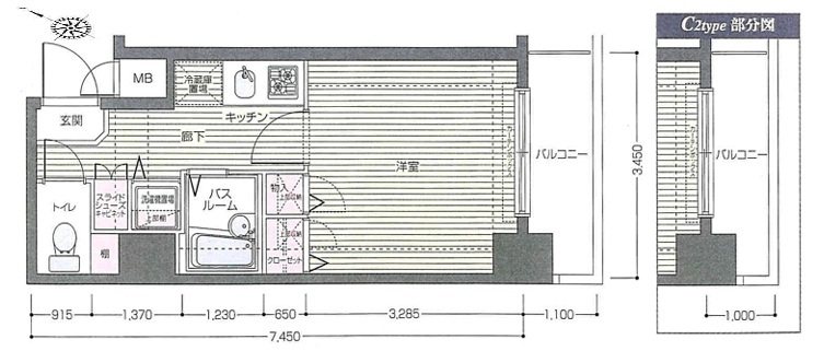 トーシンフェニックス日本橋人形町 間取り