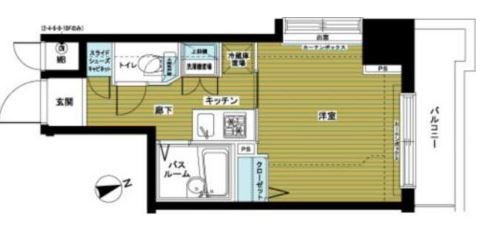 アヴァンティーク銀座東   305号室 間取り