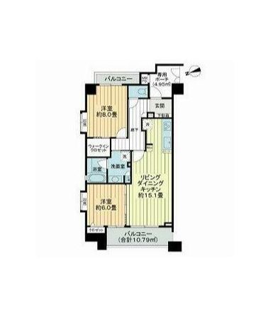ライオンズスクエア小石川後楽園   401号室 間取り