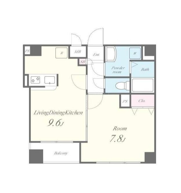 ヴェルデール白山 501号室 間取り