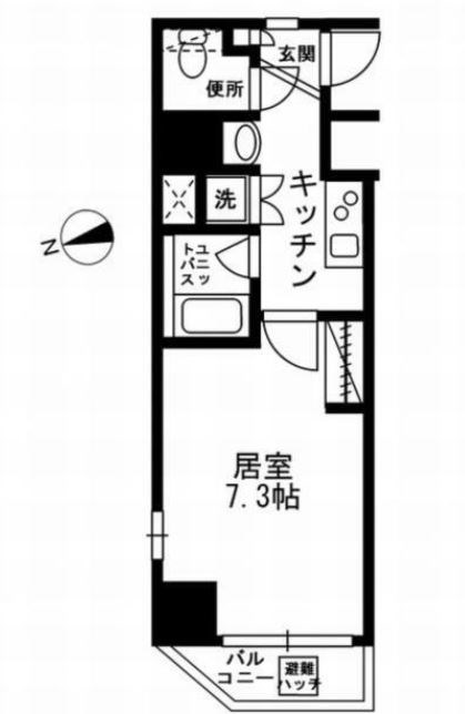 KDXレジデンス文京湯島 間取り