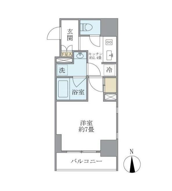 KDXレジデンス神田    503号室 間取り