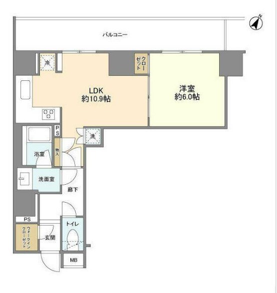 グランスイート日本橋人形町  間取り
