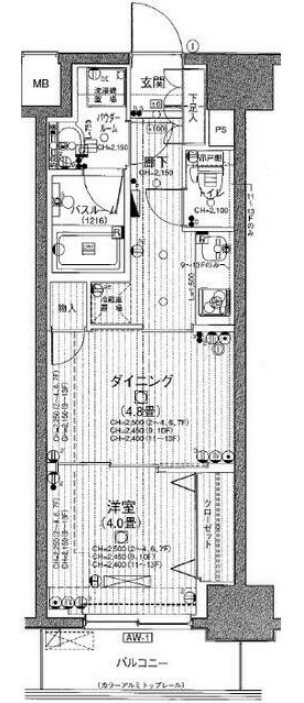 日神デュオステージ蔵前ネクスト   間取り