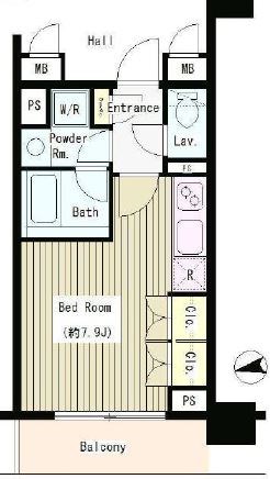 シティカレント大手町   間取り