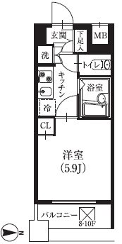 ラ・レジダンス・ド・千駄木 間取り
