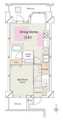 ベラカーサ池之端  間取り