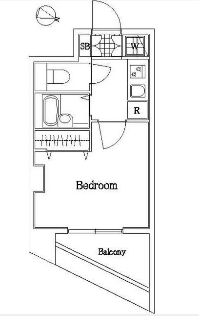 スカイコート後楽園壱番館  間取り