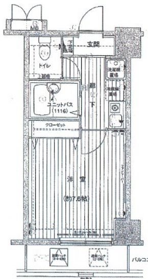 ヴェルト日本橋Ⅱツヴァイト 間取り