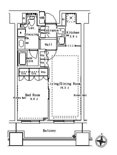 パークアクシス御茶ノ水ステージ 間取り