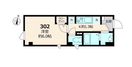 TRM本郷真砂  間取り