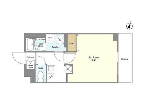 テラスミーレ文京弥生   106号室 間取り