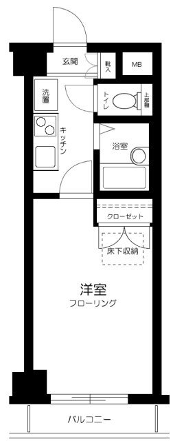 カテリーナ市ヶ谷    間取り