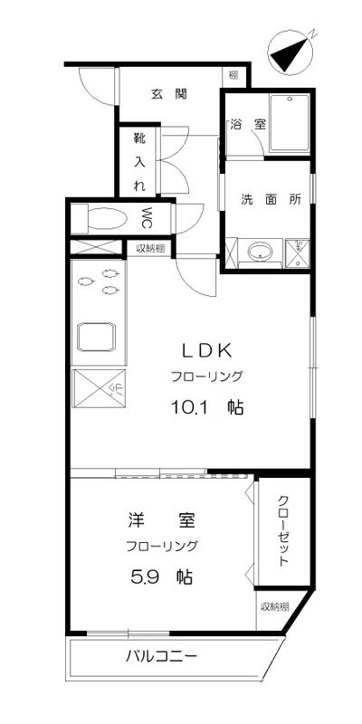 ファビオ東大前 間取り