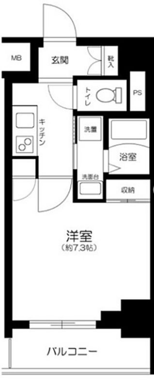 ヴェルステージ秋葉原  間取り