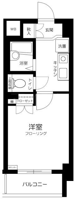スカイコート神楽坂第2 間取り