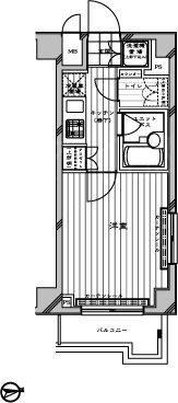 ルーブル飯田橋 間取り