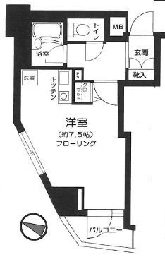 メインステージ本駒込駅前 間取り
