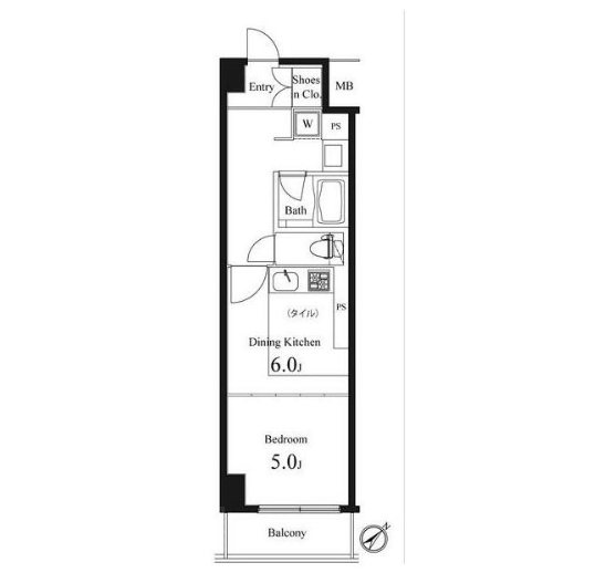 プライマル小石川 間取り