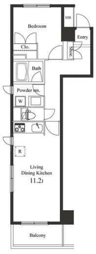 プライマル小石川 間取り