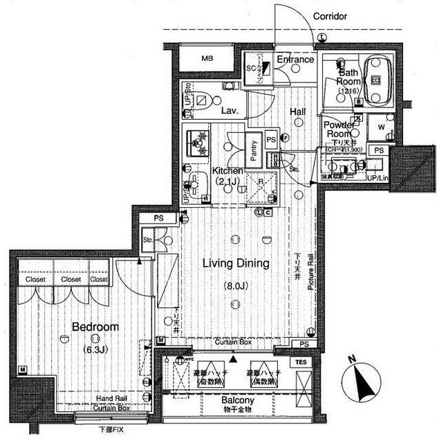 クオリア千代田御茶ノ水 間取り
