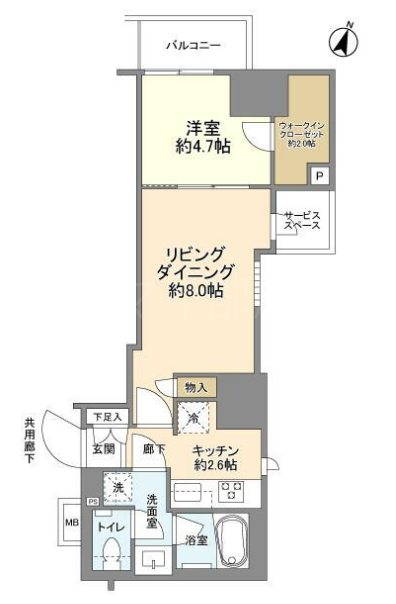 パークリュクス本駒込ステーションプレミア 間取り