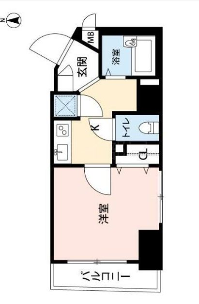 ブライズ後楽園  1002号室 間取り