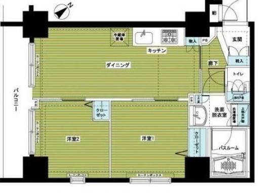 ZOOM銀座２丁目サード   間取り