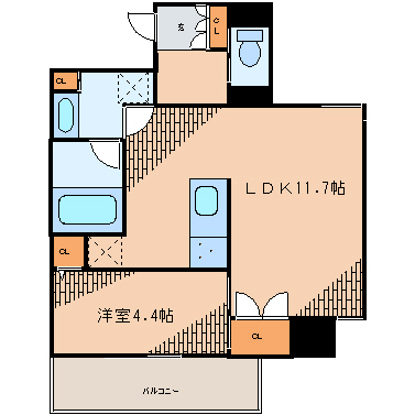 フュージョナル秋葉原 間取り