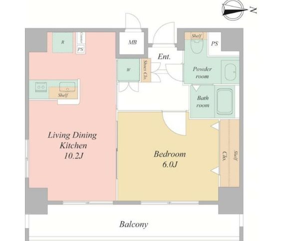 ドルチェ秋葉原ノース参番館  間取り